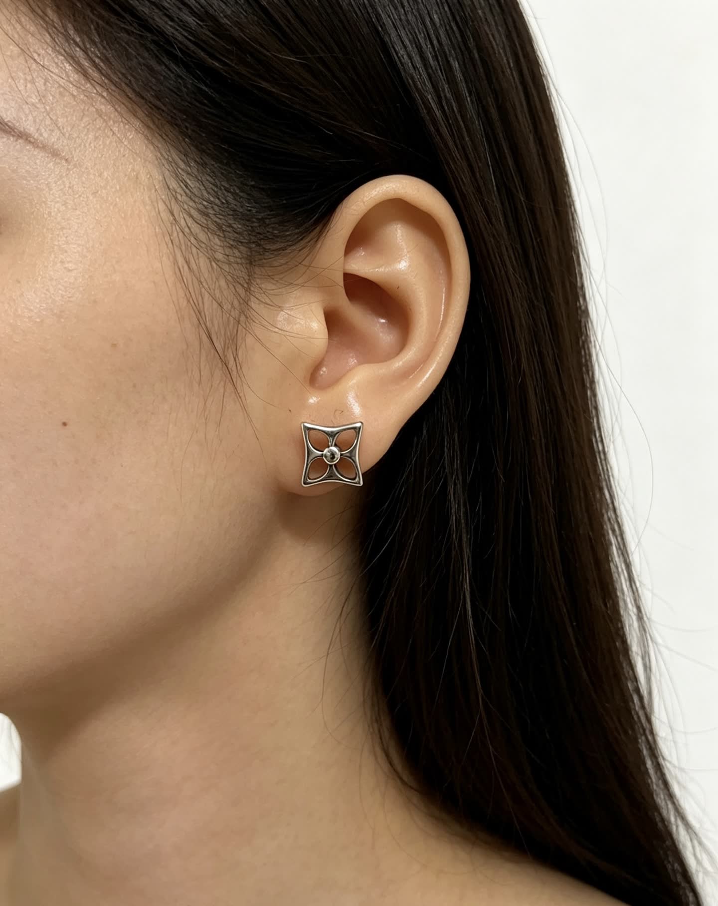Louis Vuitton Silver Earrings